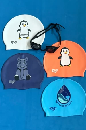 Swimming Caps Collage