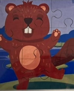 Benny Beaver 9-piece puzzle