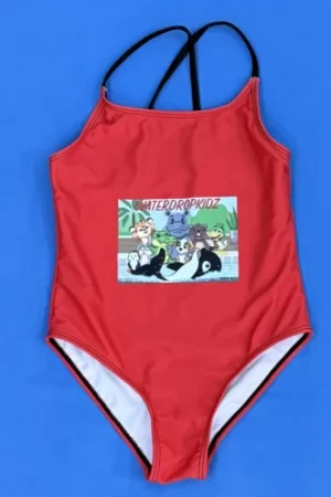 Girl's 1-piece swimsuit
