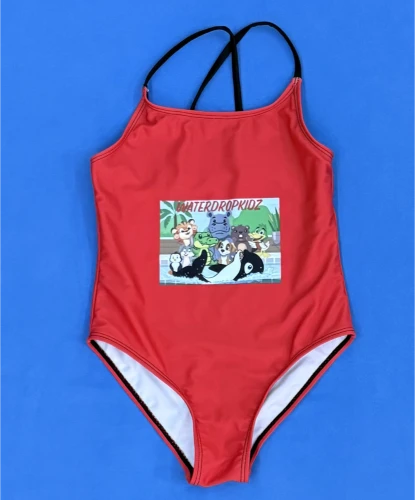 Girl's 1-piece swimsuit