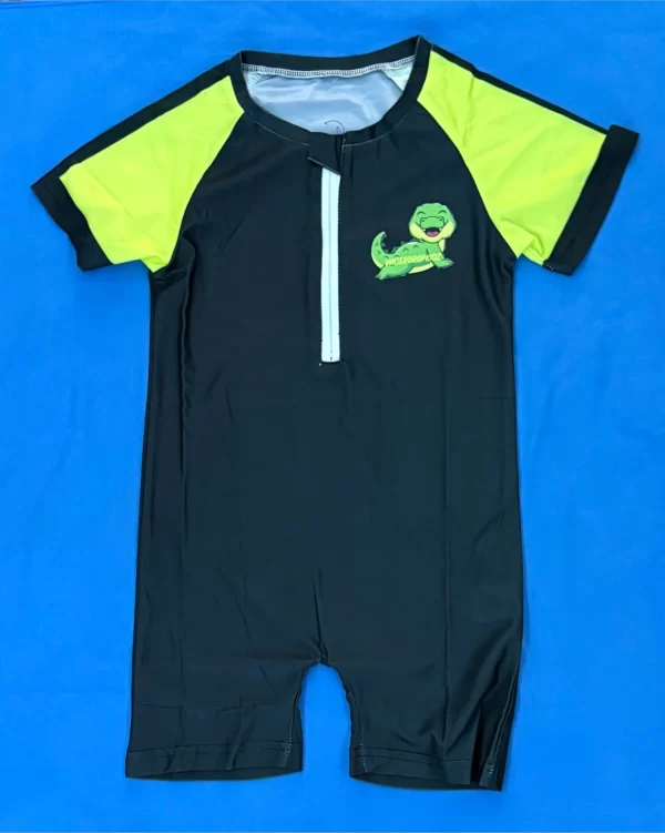 Boys one piece swimsuit Calvin Croc