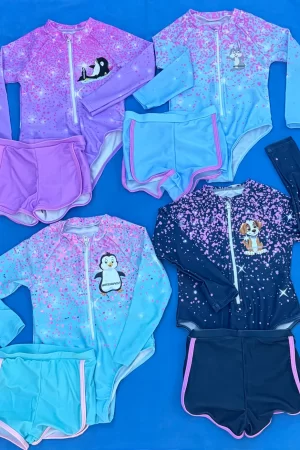 Girls Zip-up plus shorts Collection