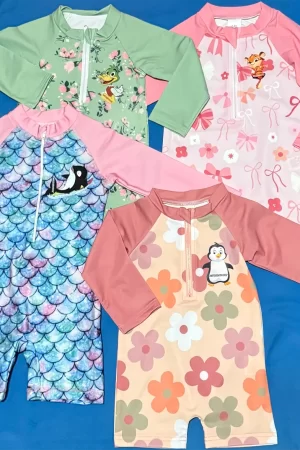 Girls Long Sleeve Swimsuit - Collection
