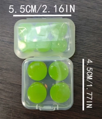 Moldable Swimming Earplug dimensions