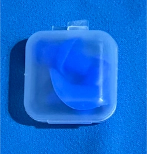 Silicone Swimming Earplugs Blue