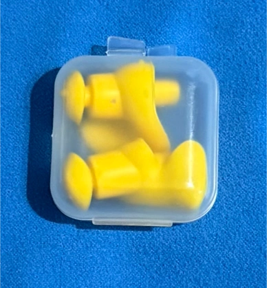Silicone Swimming Earplugs Yellow