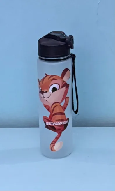 Character Water Bottle - Tommy Tiger