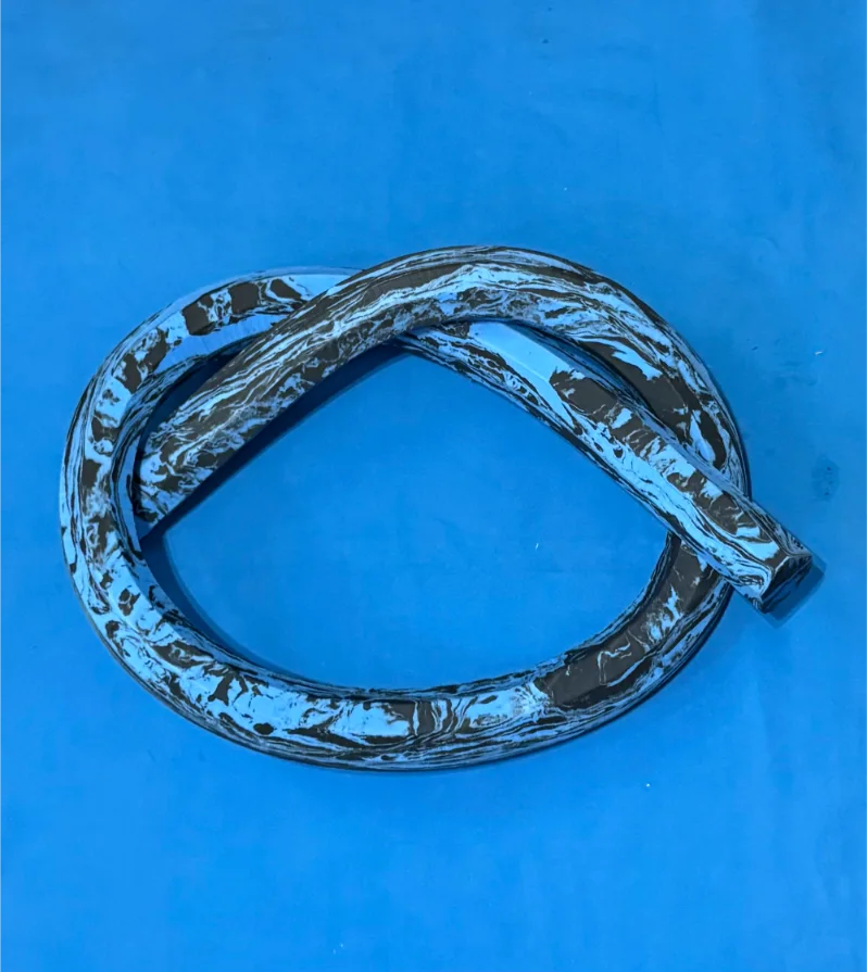 Pool Noodle Mottled Blue and Black