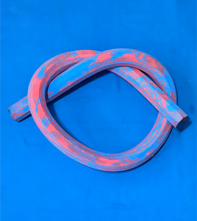 Pool Noodle Mottled Blue and Red